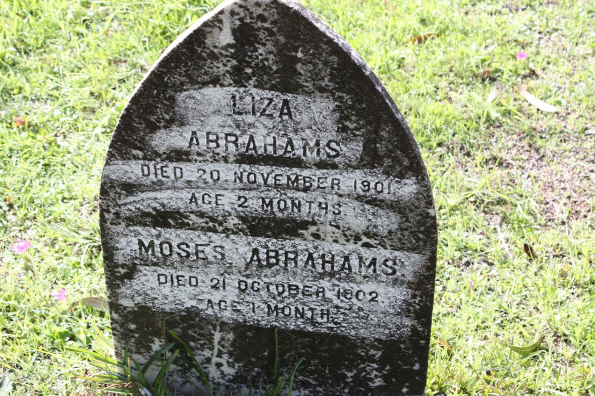 ABRAHAMS Liza 1901-1901 :: ABRAHAMS Moses 1902-1902