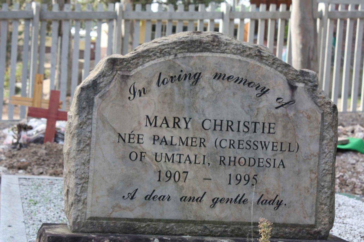 CRESSWELL Mary Christie nee PALMER 1907-1995