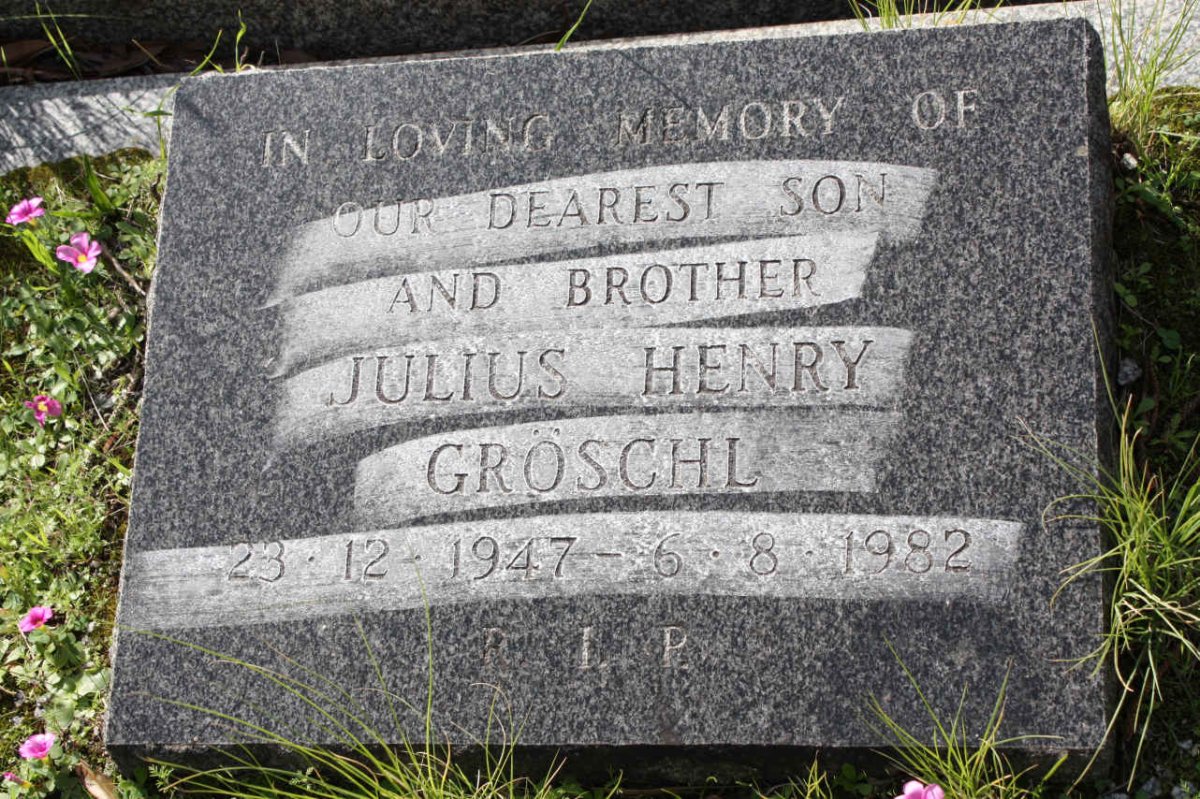 GROSCHL Julius Henry 1947-1982