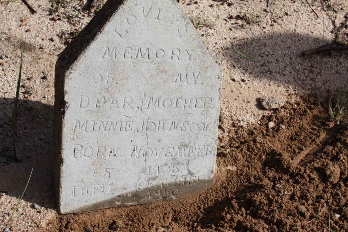 JOHNSON Minnie 1906-194?