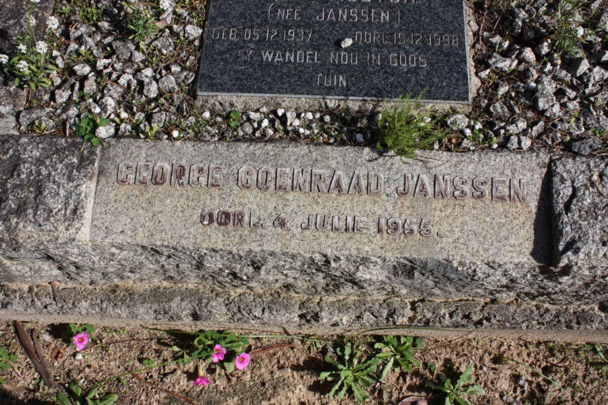 JANSSEN George Coenraad -1955