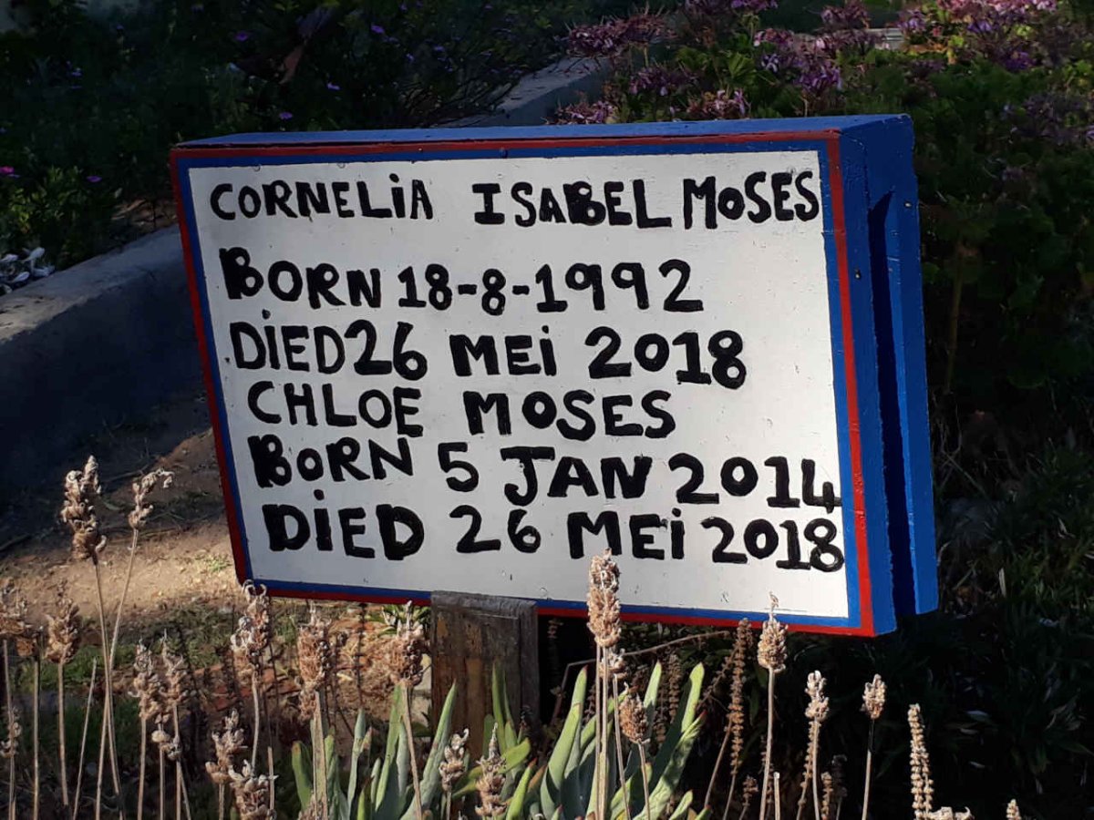 MOSES Cornelia Isabel 1992-2018 :: MOSES Chloe 2014-2018