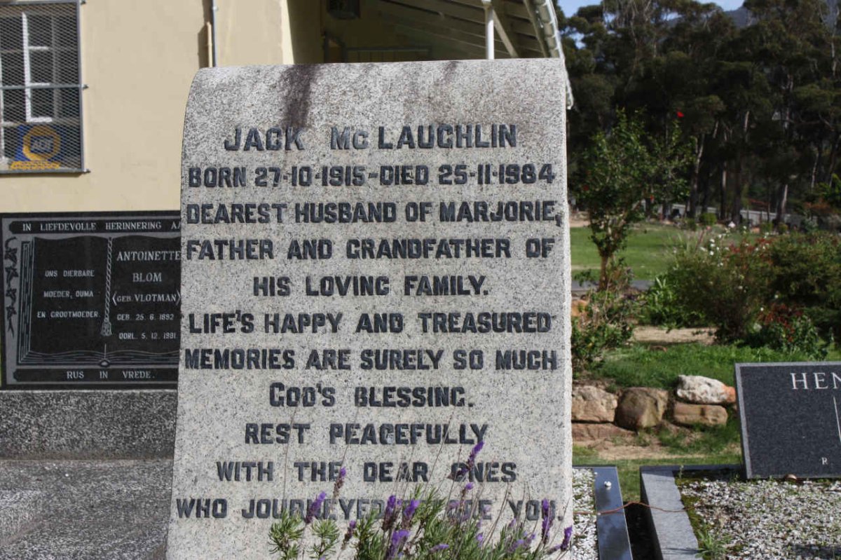 McLAUGHLIN Jack 1915-1984