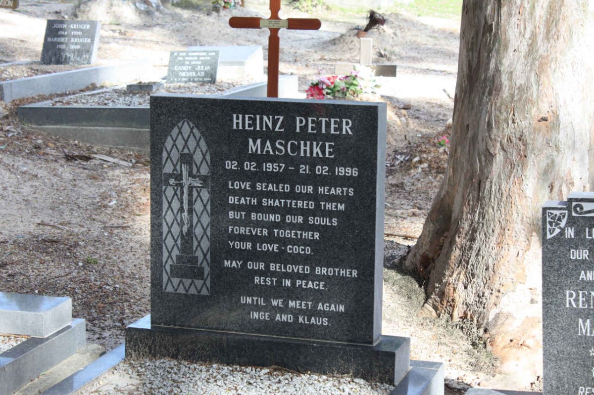 MASCHKE Heinz Peter 1957-1996