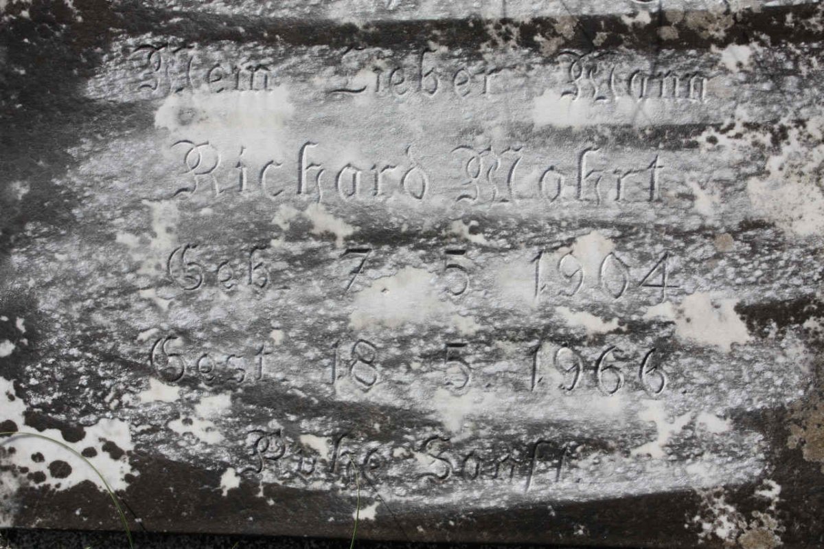 MOHRT Richard 1904-1966