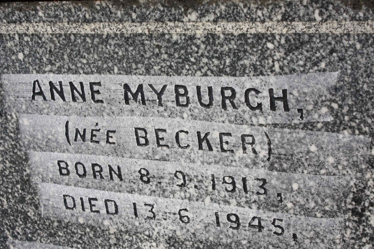 MYBURGH Anne nee BECKER 1913-1945