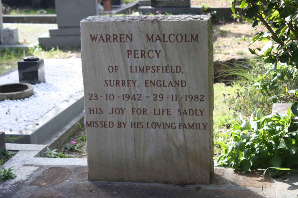 PERCY Warren Malcolm 1942-1982