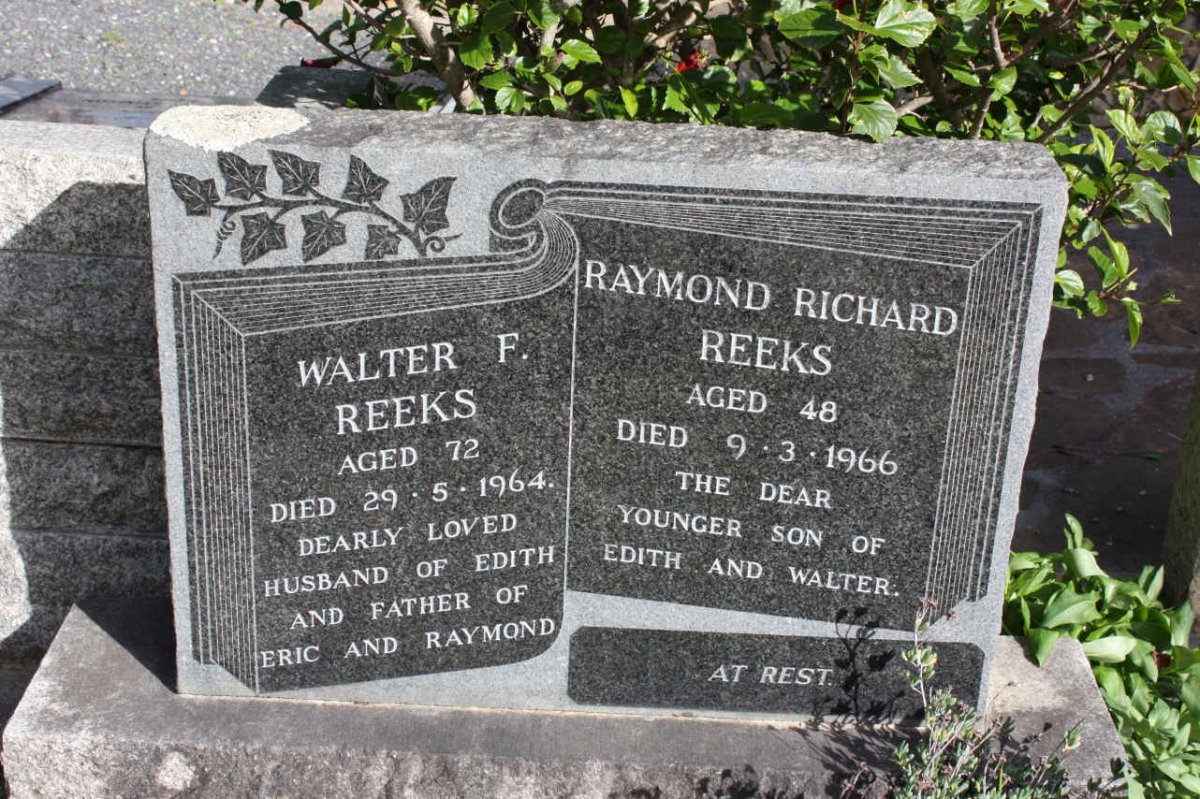 REEKS Walter F. -1964 :: REEKS Raymond Richard -1966