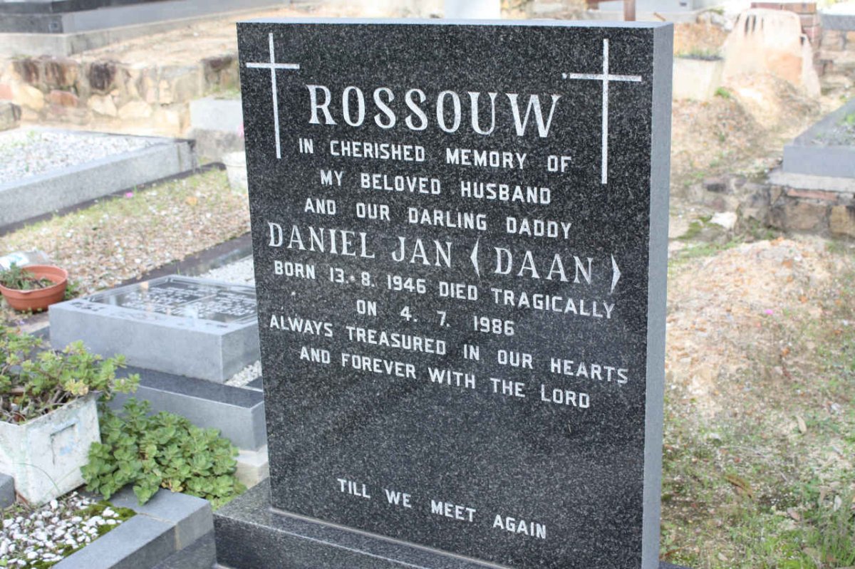ROSSOUW Daniel Jan 1946-1989