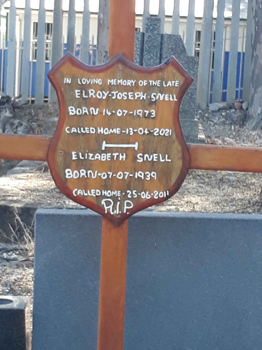 SNELL Elizabeth 1939-2011 :: SNELL Elroy Joseph 1973-2021