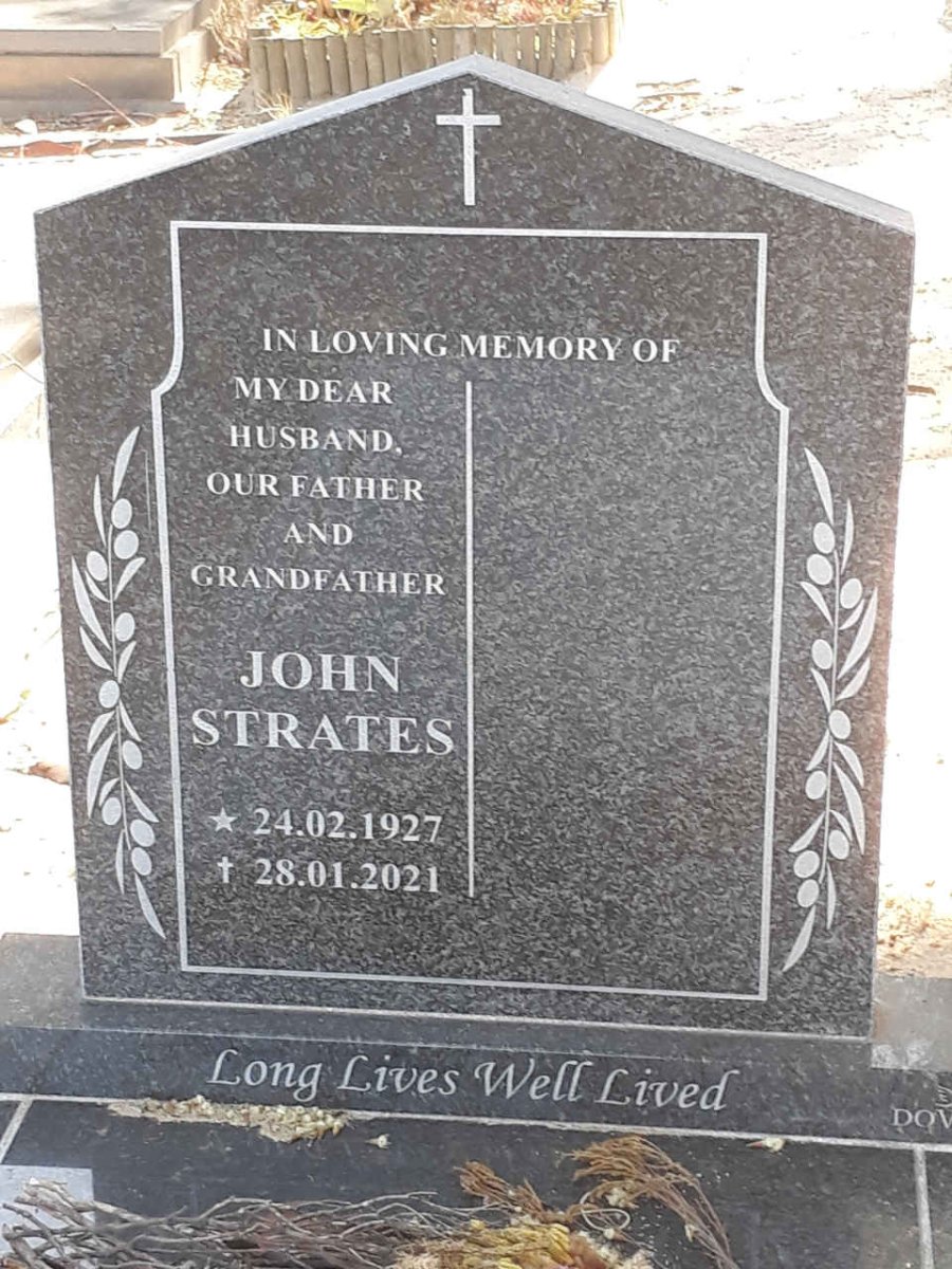 STRATES John 1927-2021