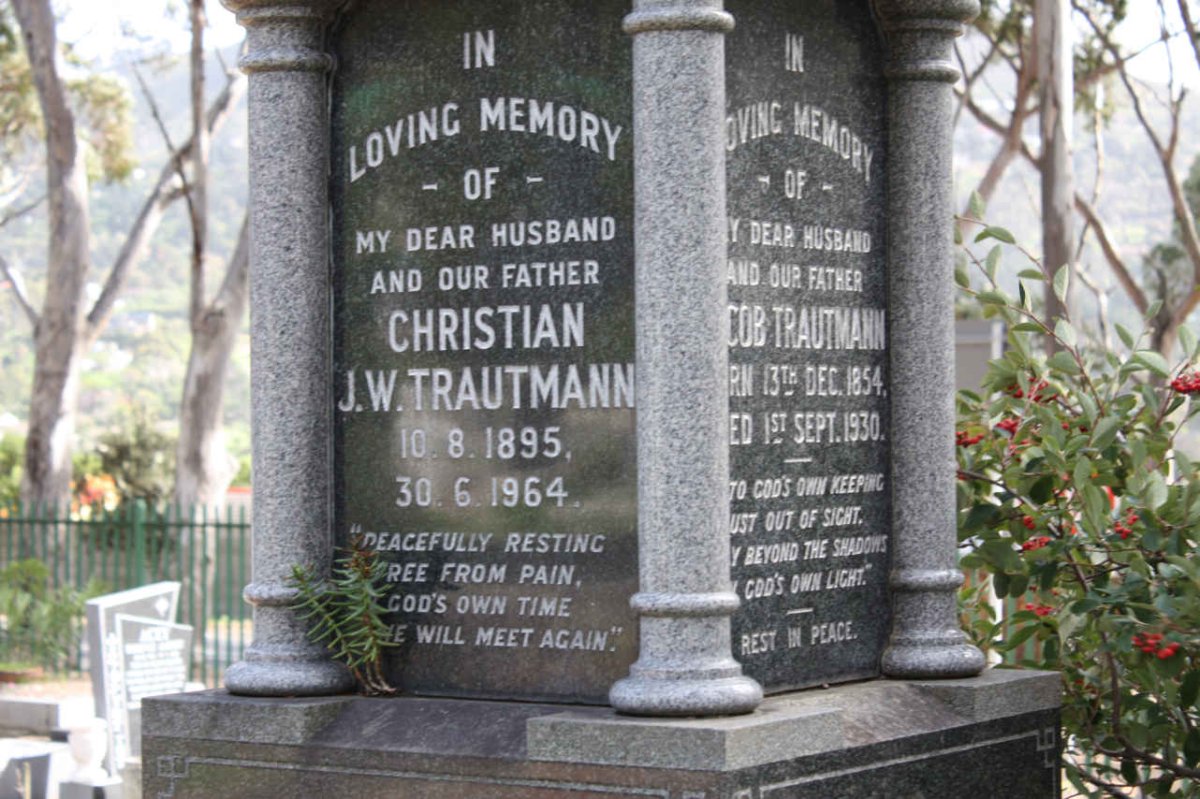 TRAUTMANN Christian J.W. 1895-1964