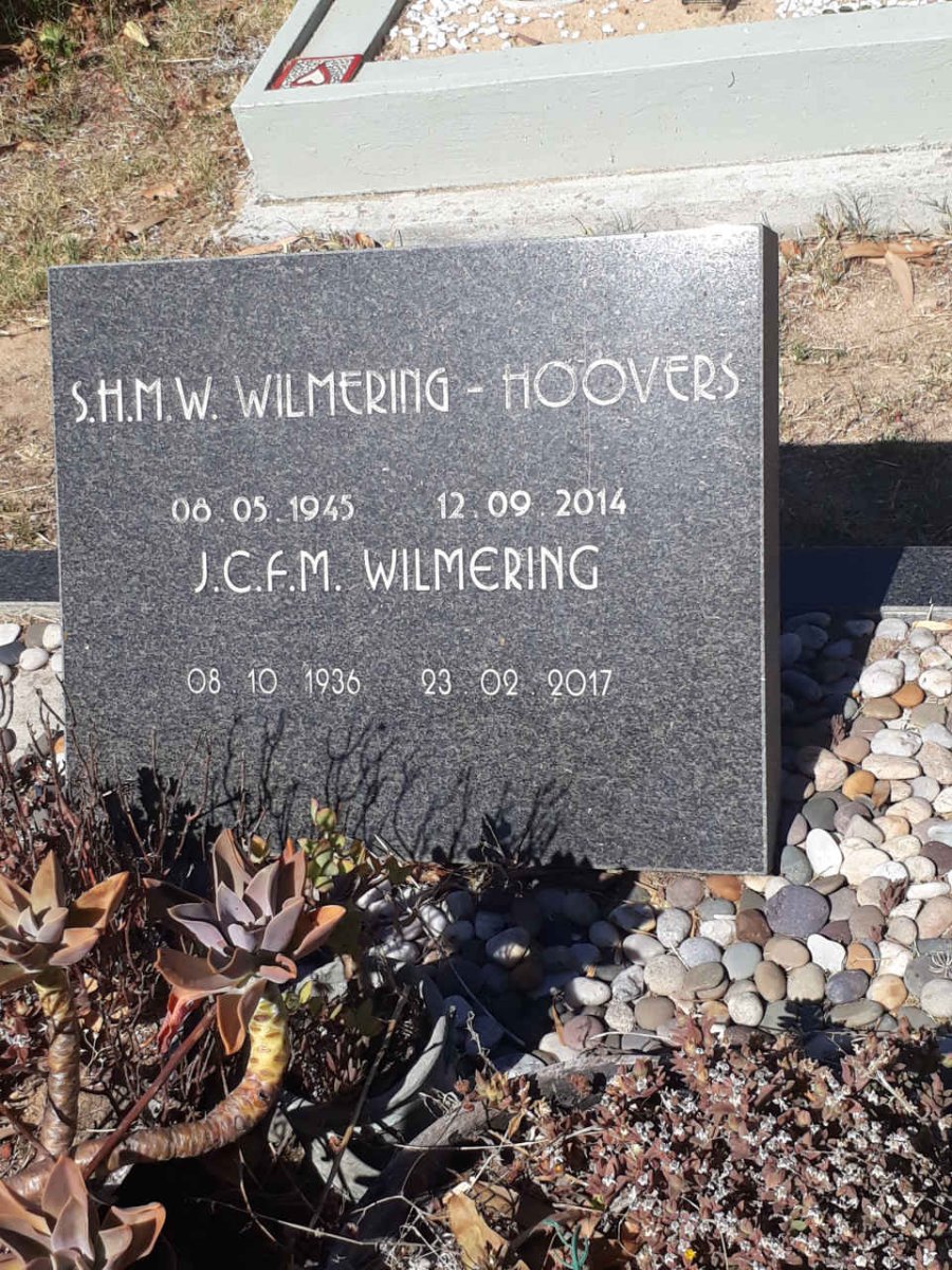 WILMERING J.C.F.M. 1936-2017 &amp; S.H.M.W. HOOVERS 1945-2014