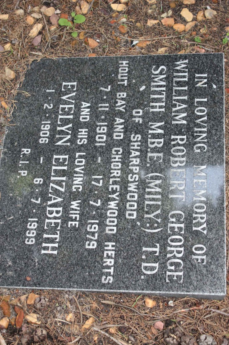 SMITH William Robert George  1901-1979 &amp; Evelyn Elizabeth 1906-1999