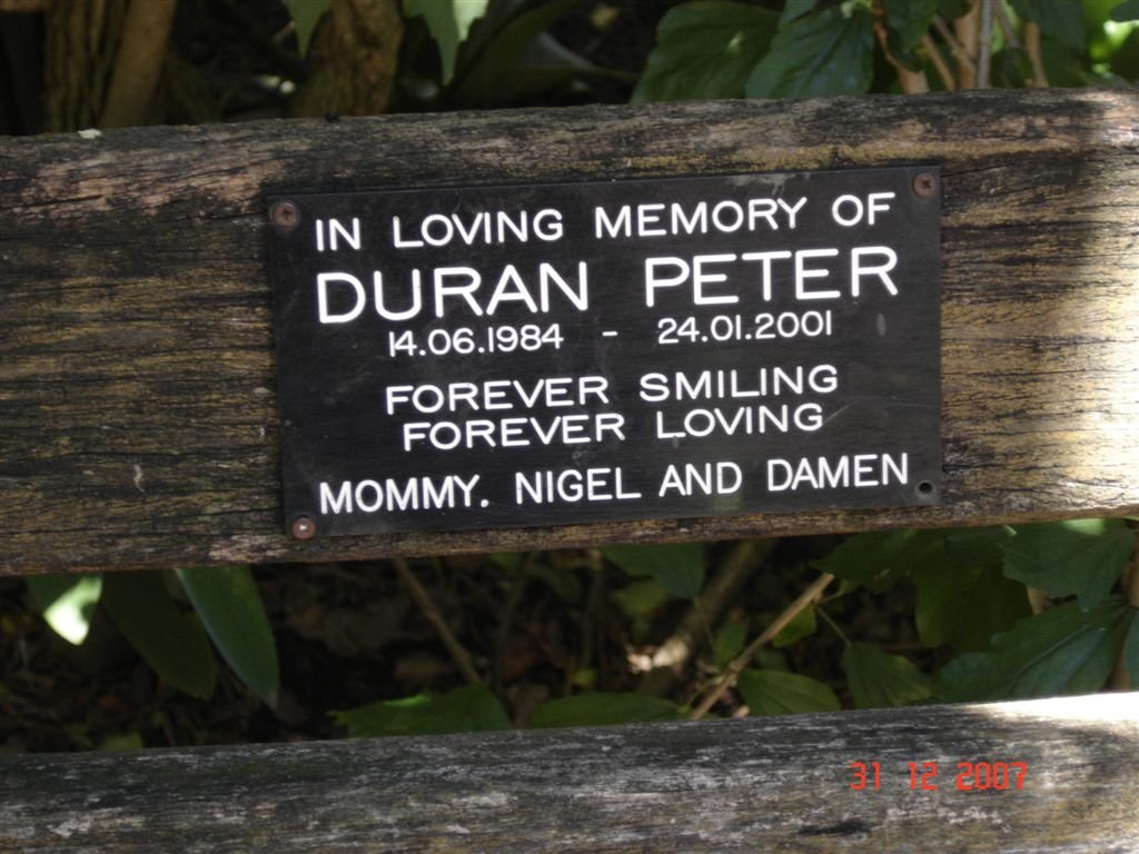 DURAN Peter 1984-2001