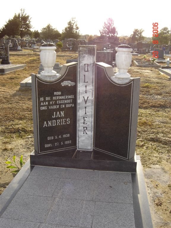 OLIVIER Jan Andries 1935-1992