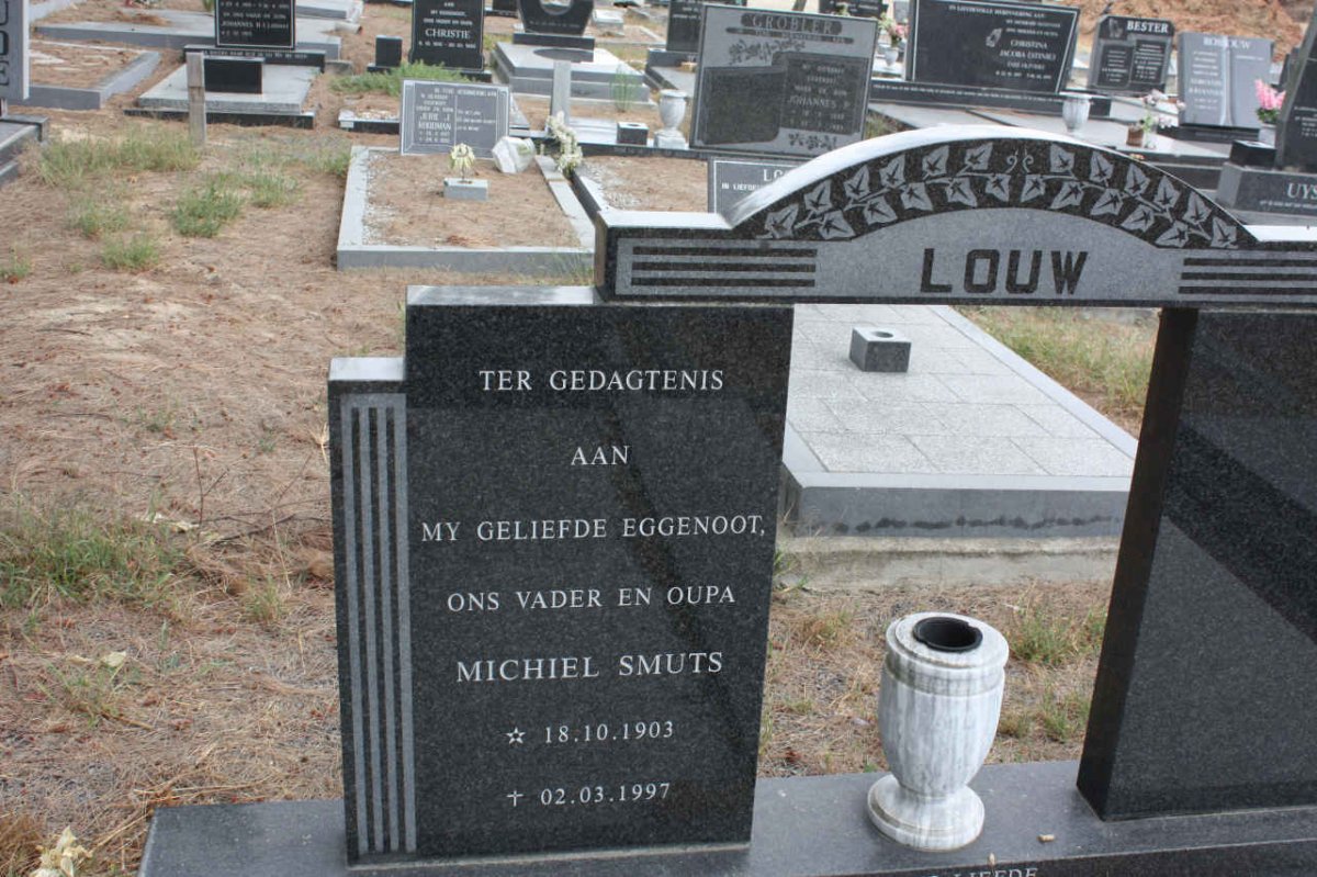 LOUW Michiel Smuts 1903-1997