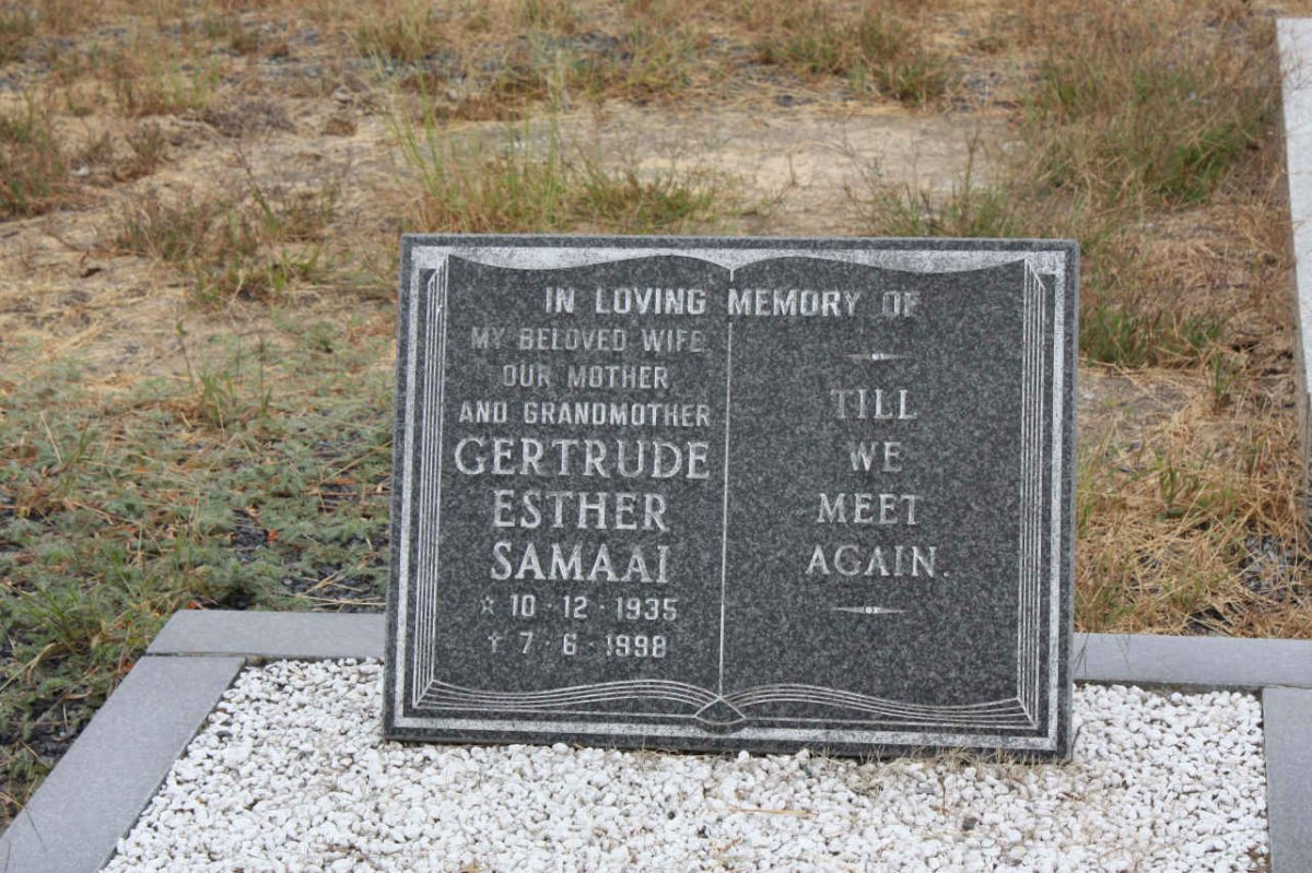 SAMAAI Gertrude Esther 1935-1998