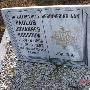 ROSSOUW Paulus Johannes 1966-1992