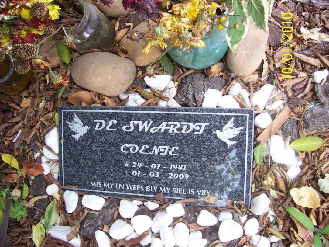 SWARDT Coenie, de 1941-2009