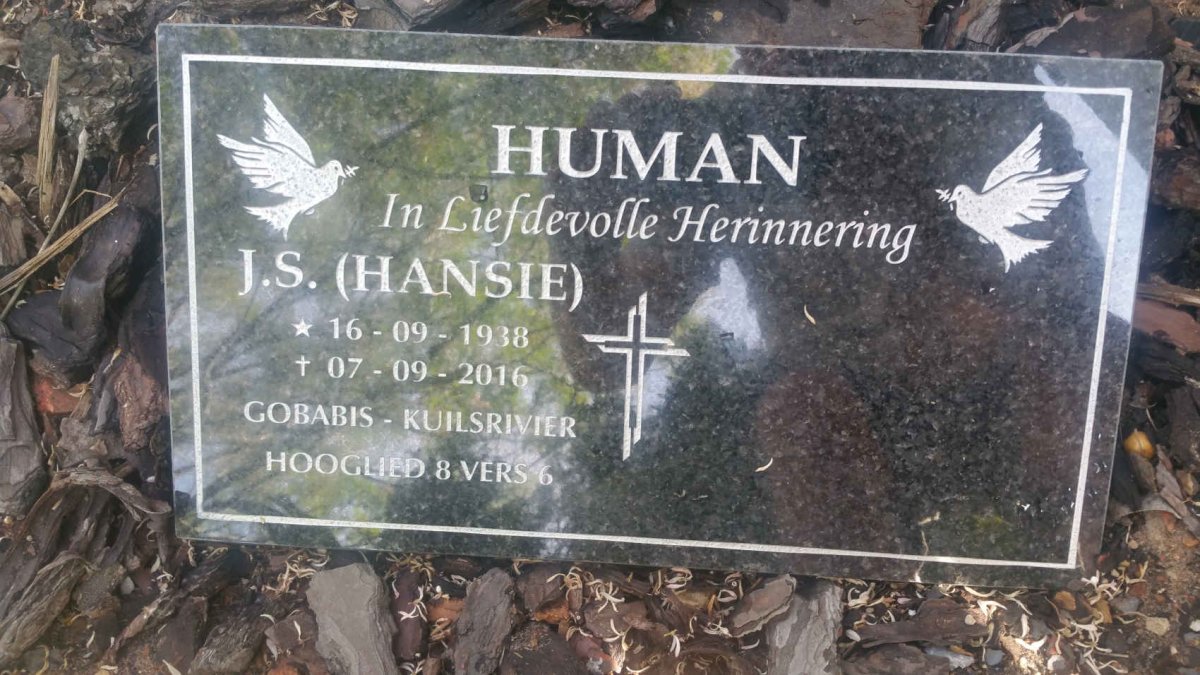 HUMAN J.S. 1938-2016