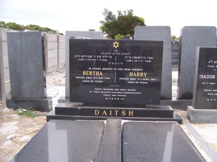 DAITSH Harry &amp; Bertha