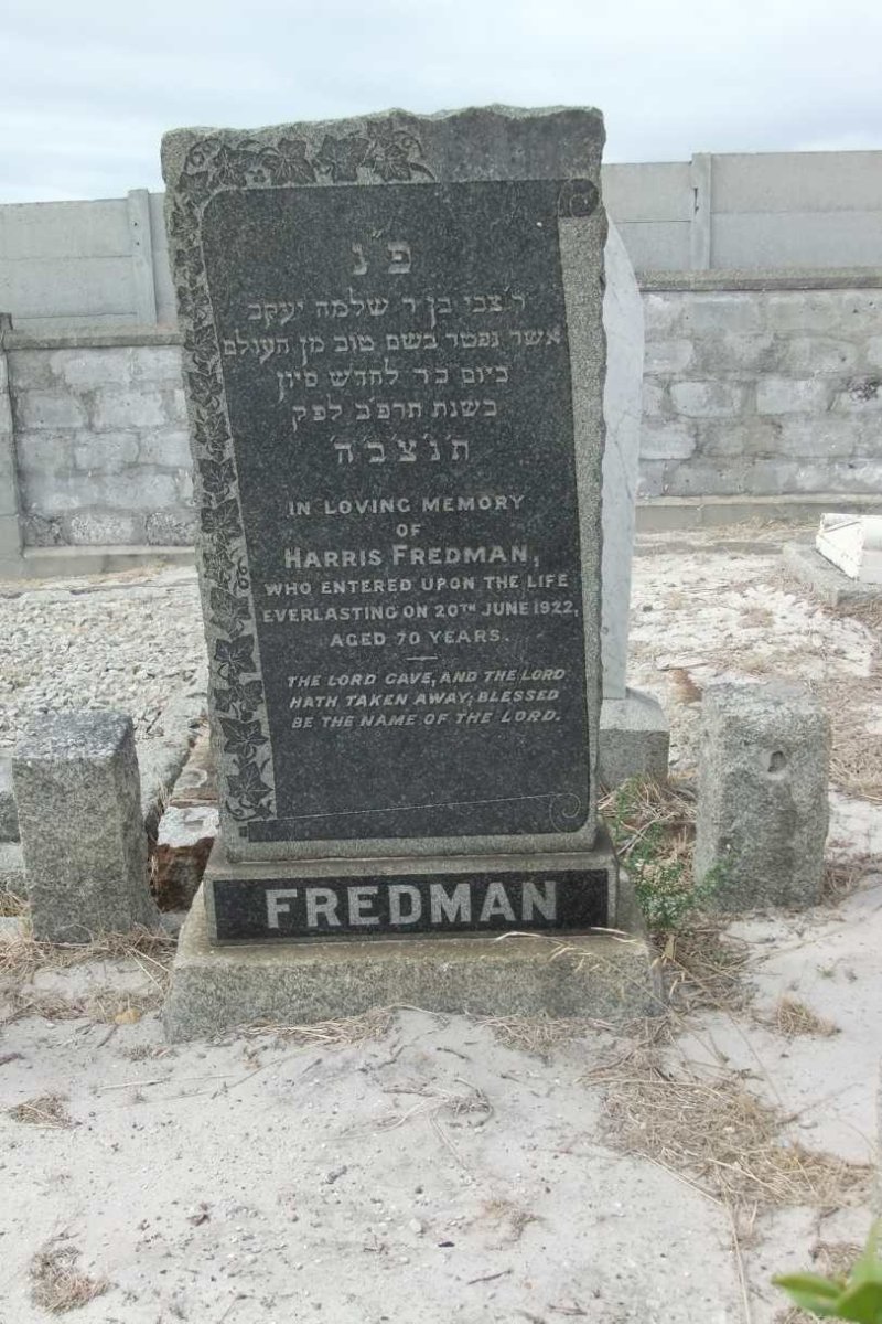 FREDMAN Harris -1922