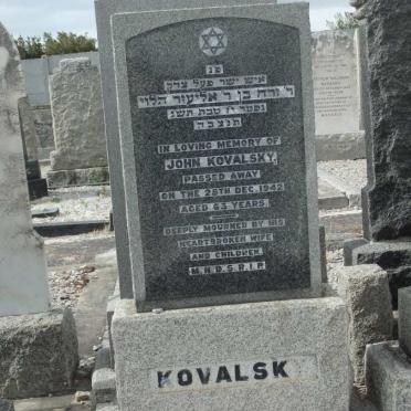 KOVALSKY John -1942