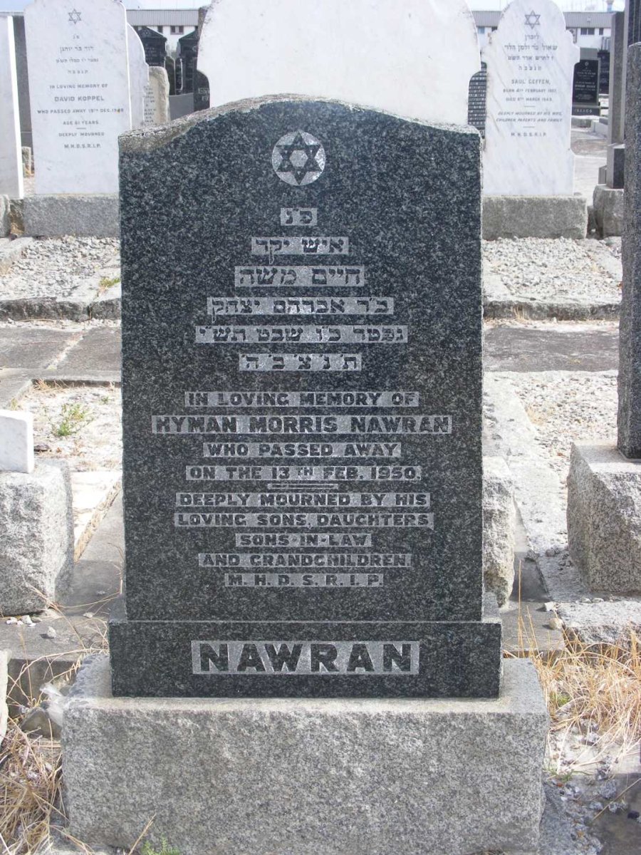 NAWRAN Hyman Morris -1950