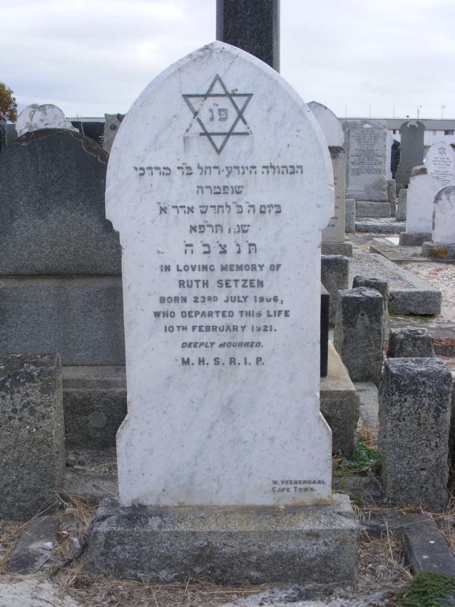 SETZEN Ruth 1906-1921