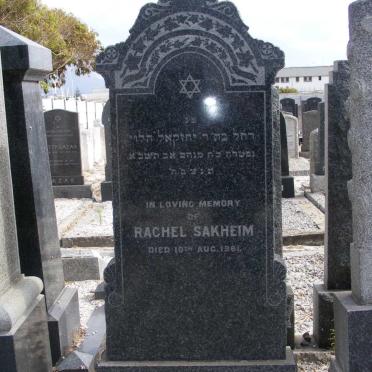 SAKHEIM Rachel -1961