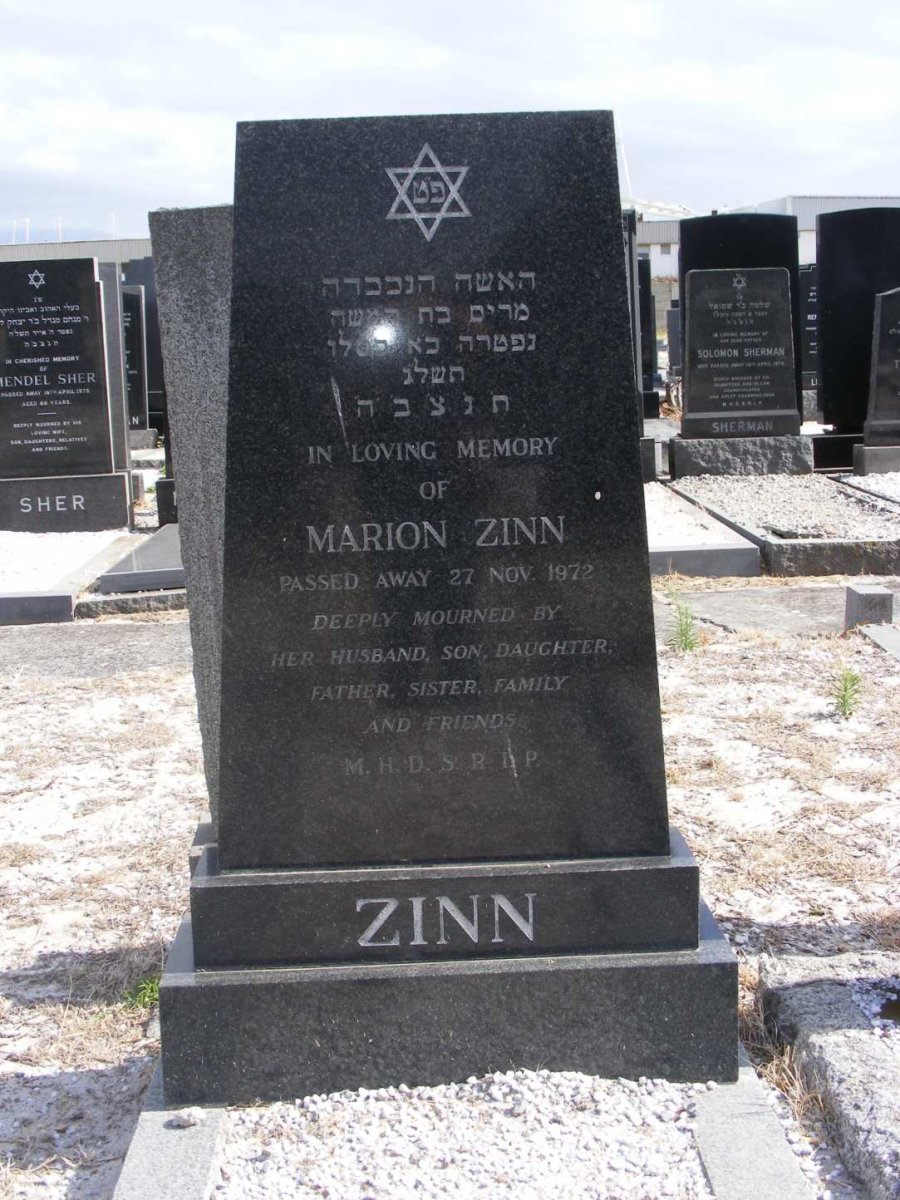 ZINN Marion -1972