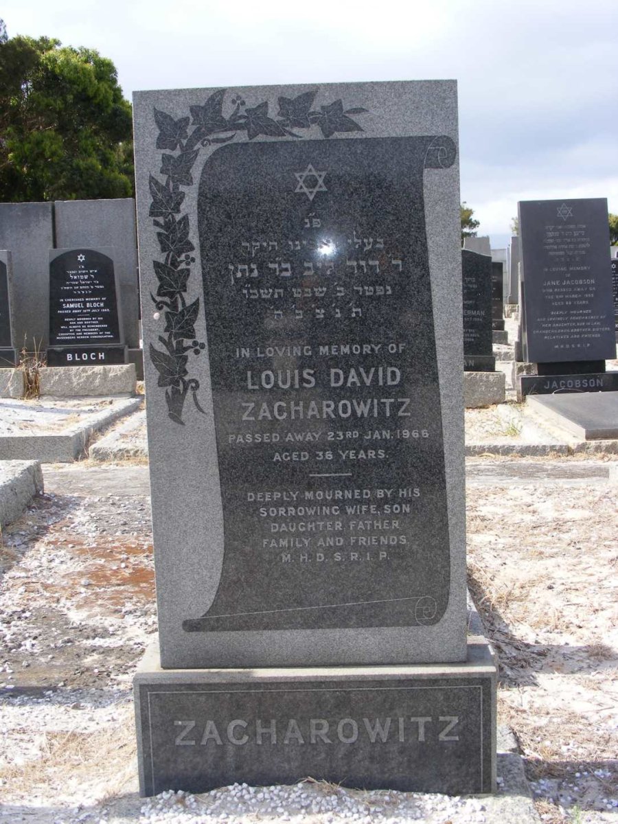 ZACHAROWITZ Louis David -1966