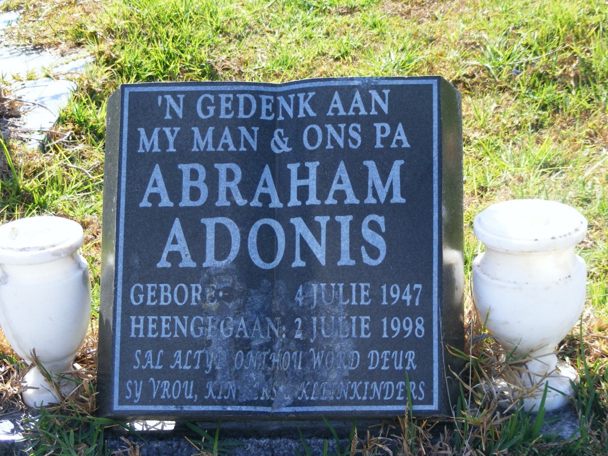 ADONIS Abraham 1947-1998