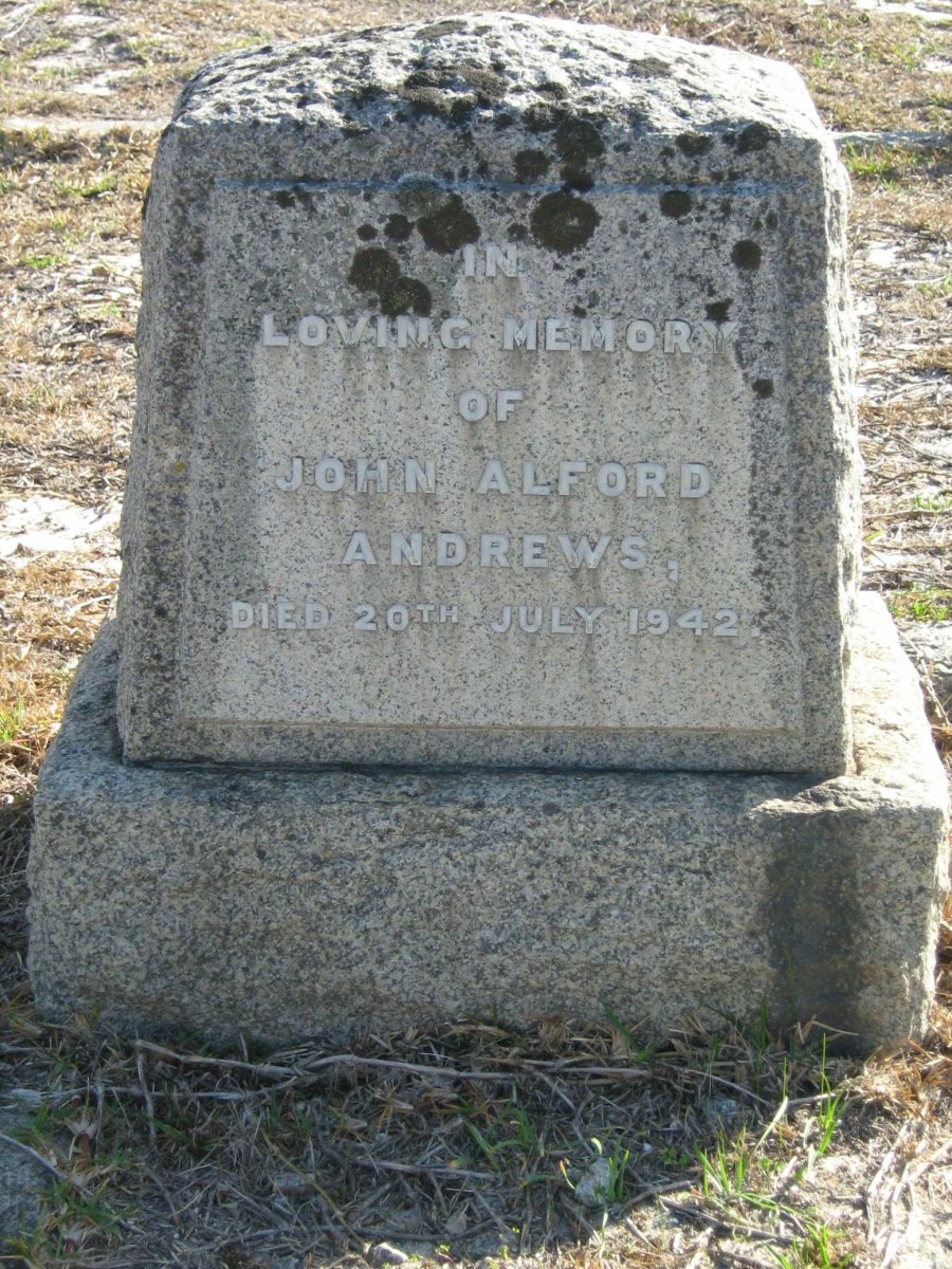 ANDREWS John Alford -1942