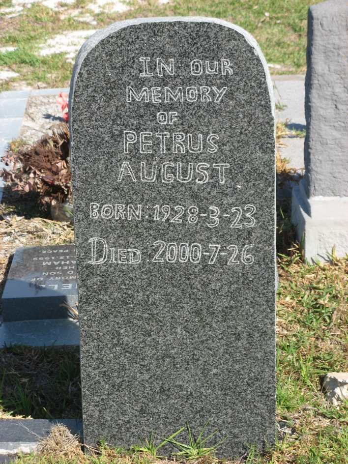 AUGUST Petrus 1928-2000