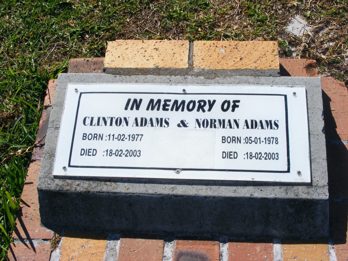 ADAMS Clinton 1977-2003 :: ADAMS Norman 1978-2003