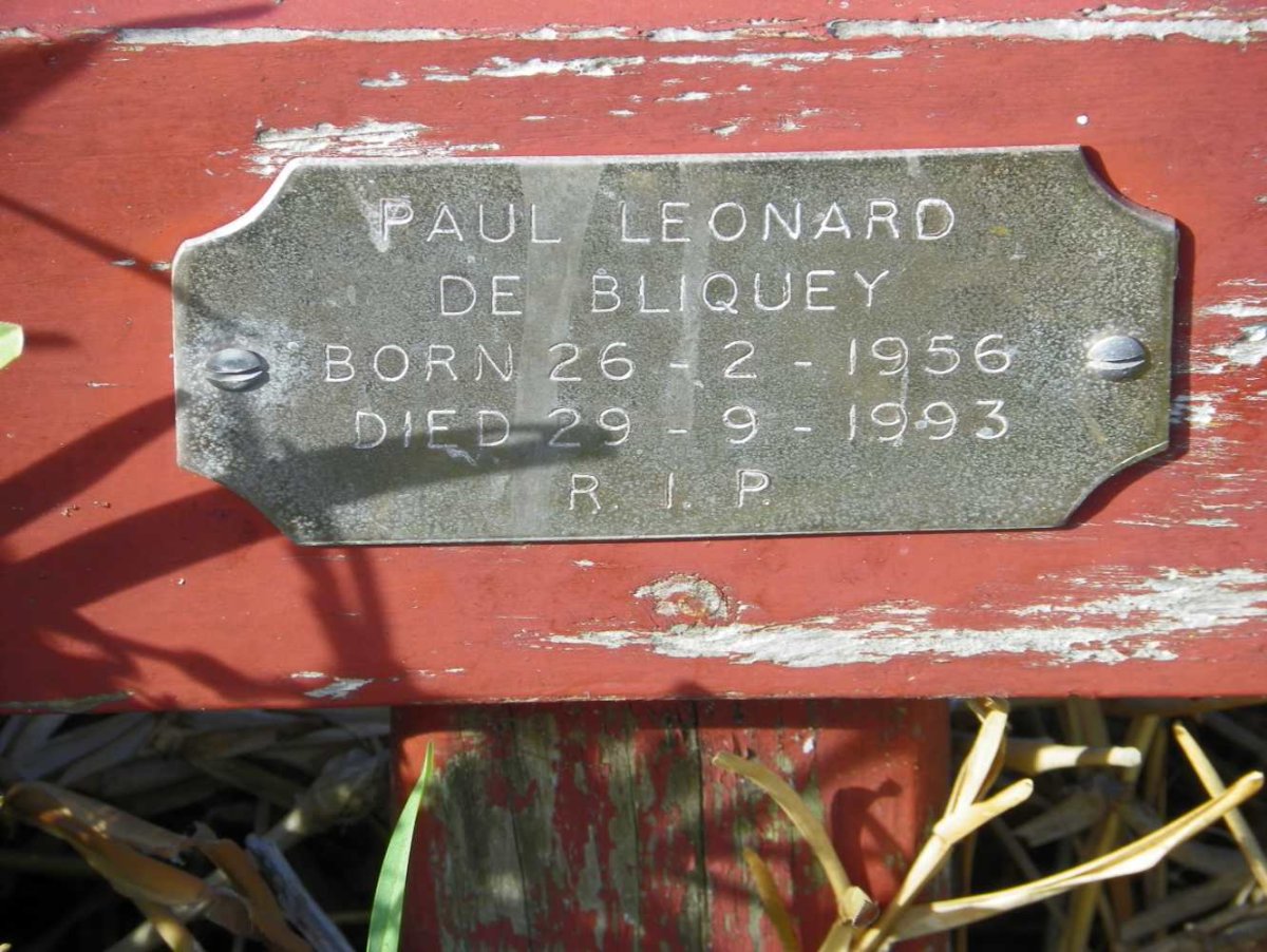 BLIQUEY Paul Leonard, de 1956-1993
