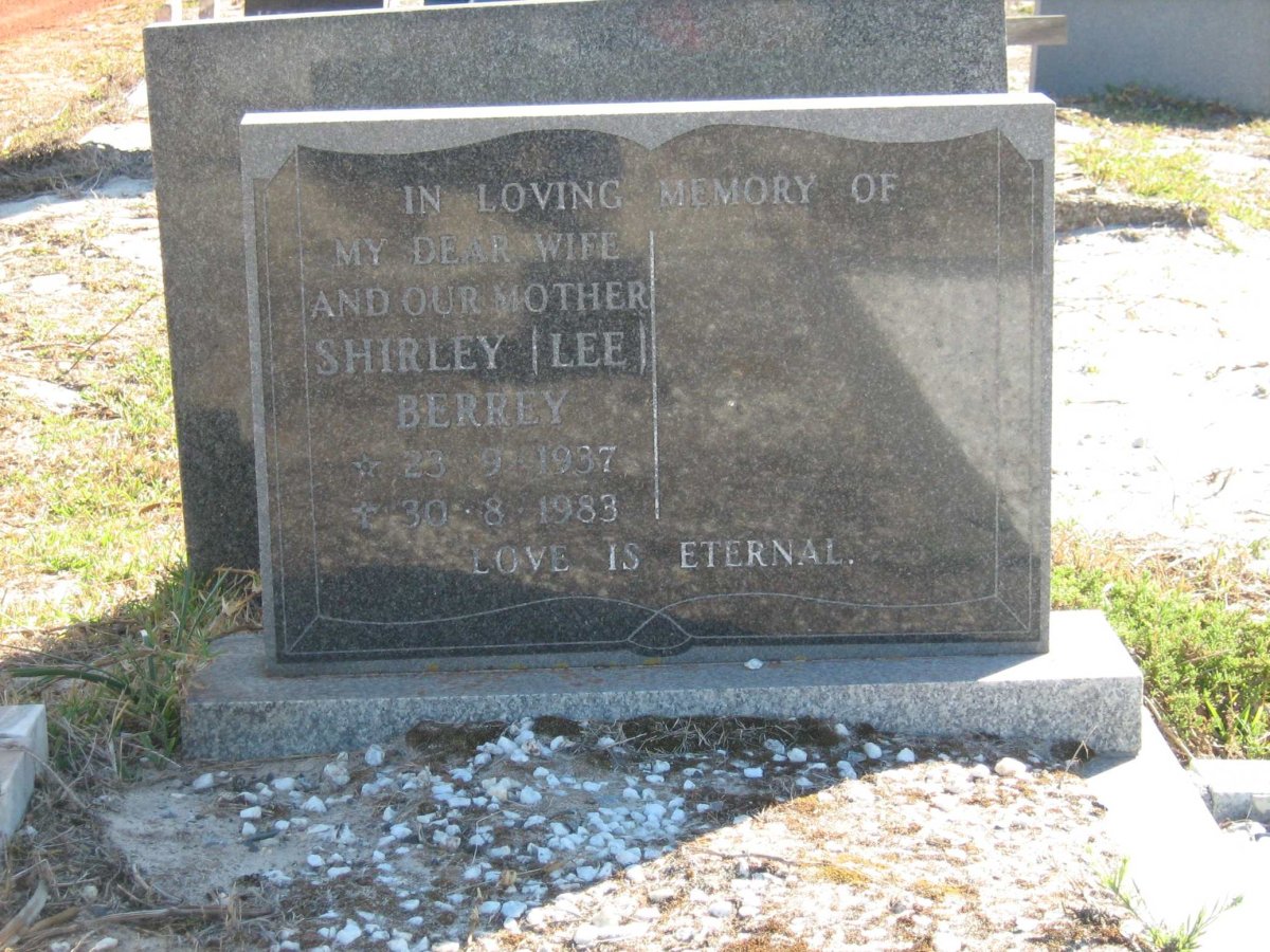 BERREY Shirley 1937-1983