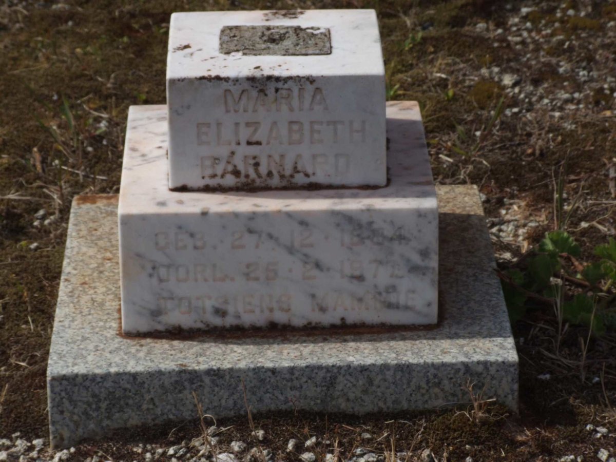 BARNARD Maria Elizabeth 1884-1977