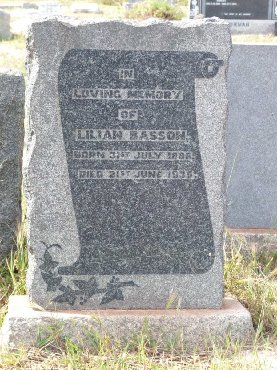 BASSON Lilian 1886-1935