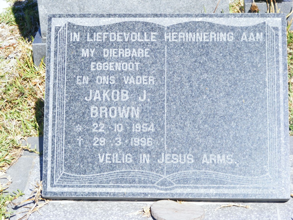 BROWN Jakob J. 1954-1996