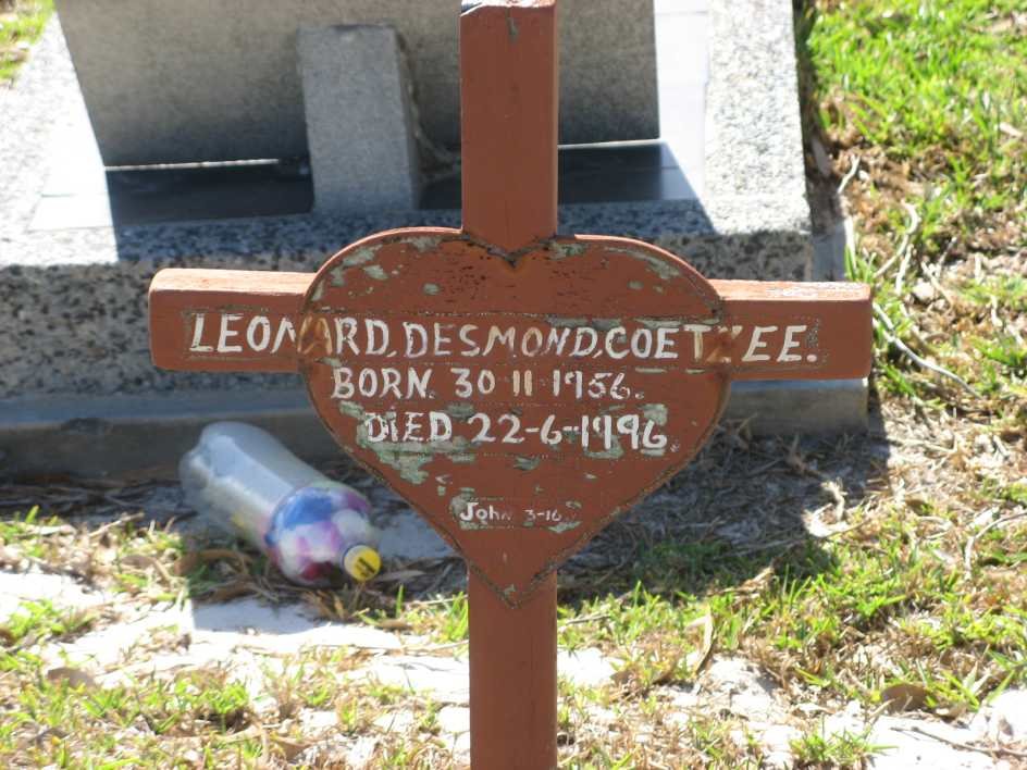 COETZEE Leonard Desmond 1956-1996