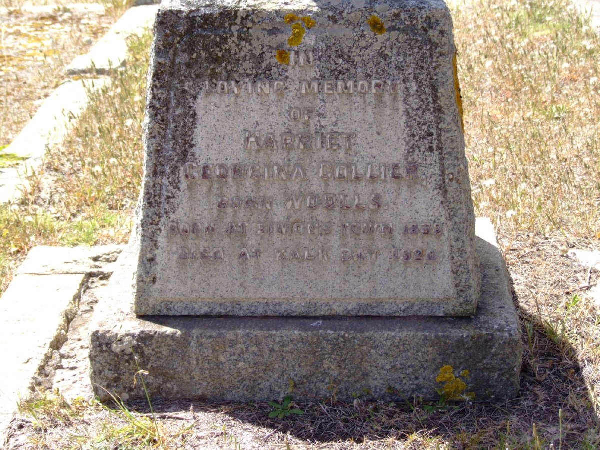 COLLIER Harriet Georgina nee WOOLLS 1838-1920