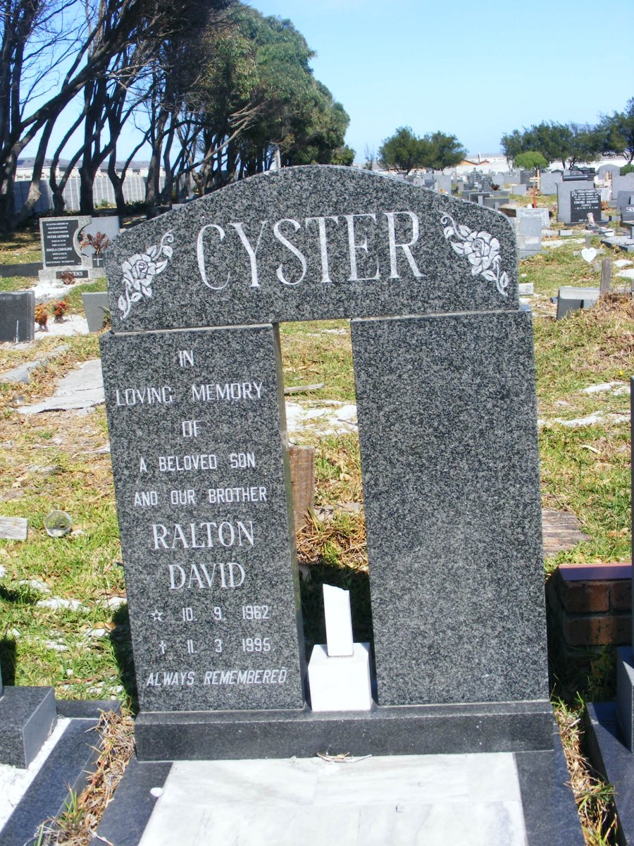 CYSTER Ralton David 1962-1995