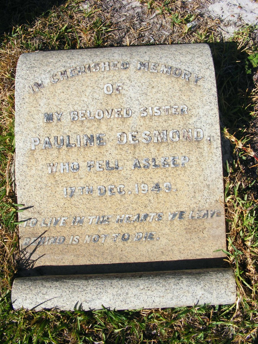 DESMOND Pauline -1949