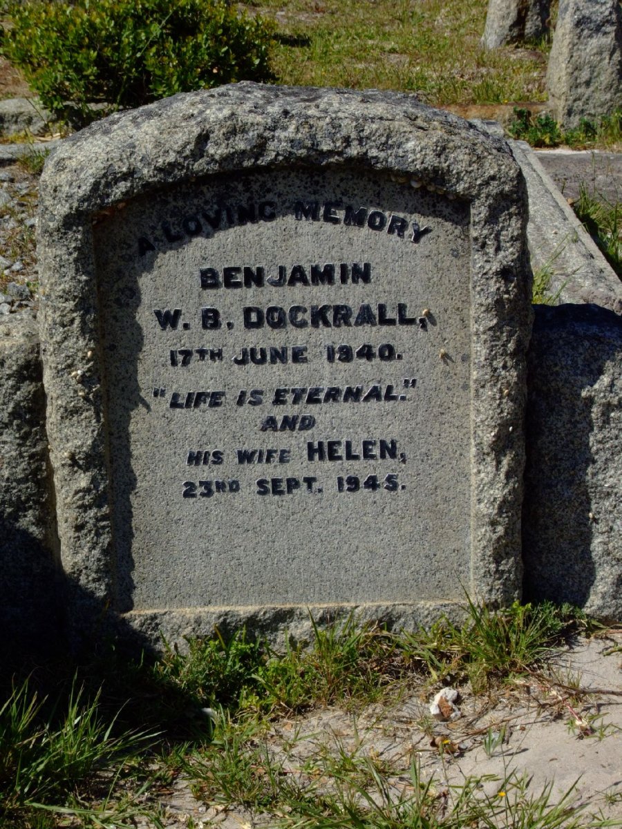 DOCKRALL Benjamin W.B. -1940 &amp; Helen -1945