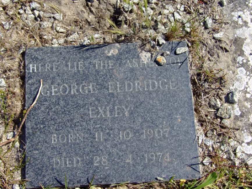 EXLEY George Eldridge 1907-1974