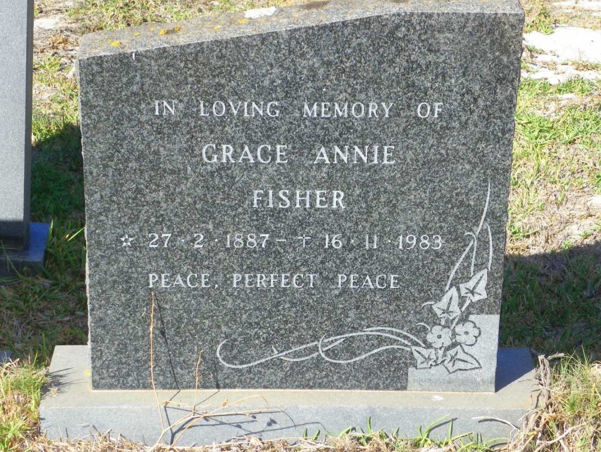 FISHER Grace Annie 1887-1983