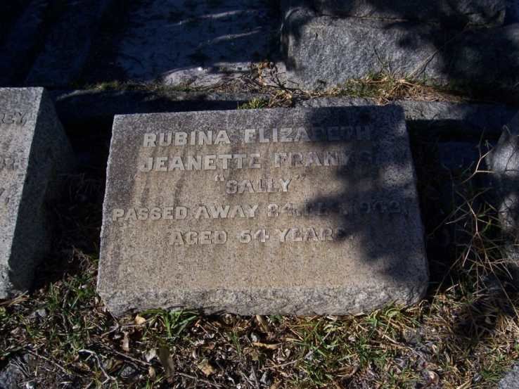 FRANKS Rubina Elizabeth Jeanette -194?
